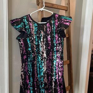Kidpik size 16 sequin dress